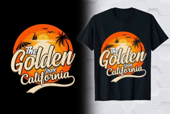 Golden State Summer Graphics & T-Shirt Designs
