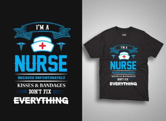 Nurse T-Shirt Design Template Vector Graphics Review