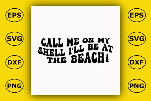 Retro Summer T-Shirt Design: Call Me On Graphics