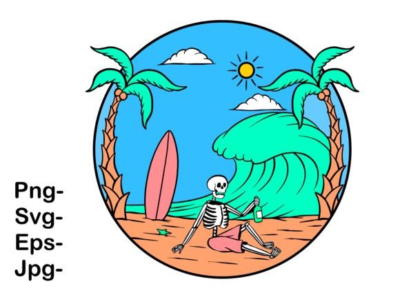 Summer Beach Graphics & Illustrations Review