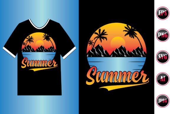 Summer Beach T-shirt 2 Graphics & Illustrations Review