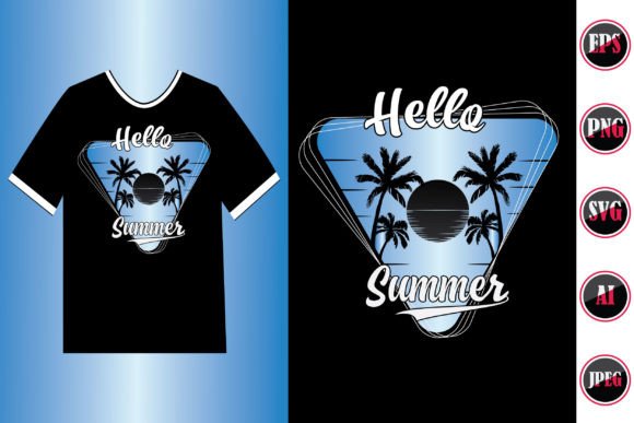Summer Beach T-shirt 5 Graphics & Illustrations Review