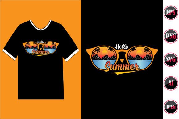 Summer Beach T-shirt 6 Graphics & Illustrations Review