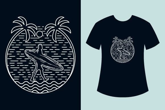 Summer T Shirt Design Graphics and Illustrations