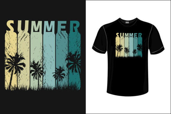 Summer T-shirt Design Graphics & Print Templates Review