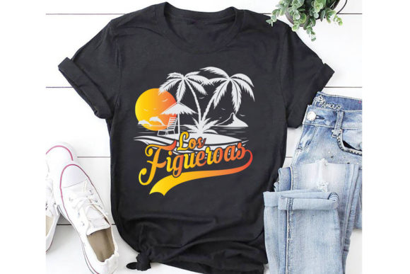 Summer T-Shirt Graphics: Illustrations for Local Branding