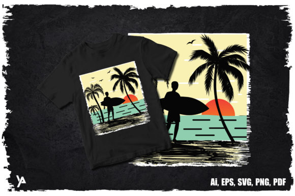 Summer Unique T-shirt Graphics & Print Templates