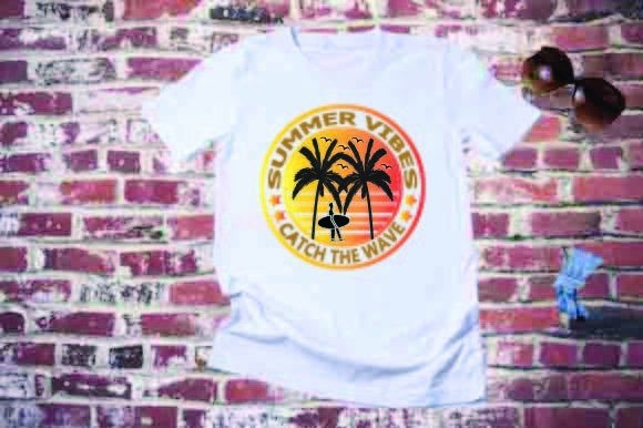 Summer Vibes Graphics: T-Shirt Designs for Web