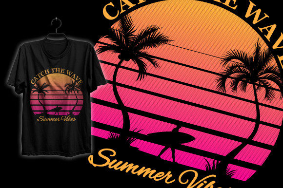 Summer Vibes Typography Graphics & Print Templates