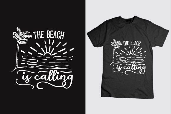 The Beach is Calling: A Summer T-Shirt Design Review